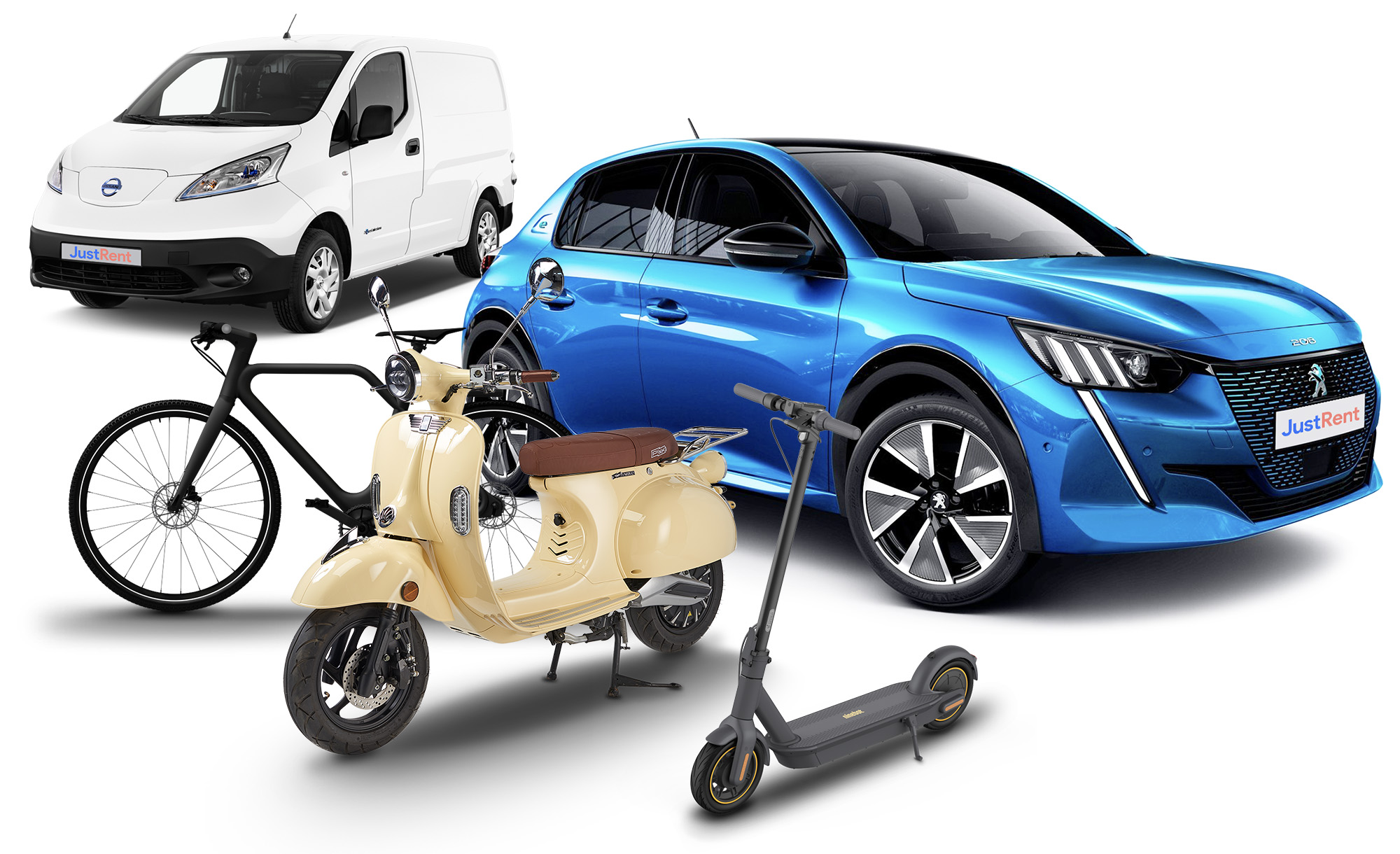 JustRent - Abonnement voiture, scooter, vélo, trottinette 2 abonnement voiture